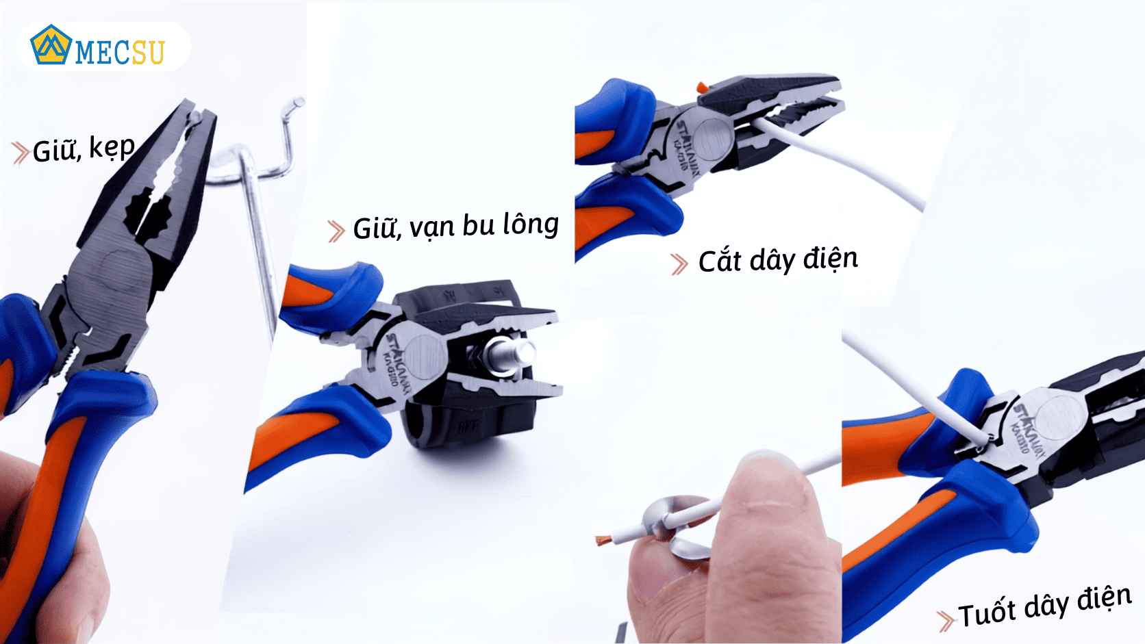 Các chức năng của kìm điện đa năng